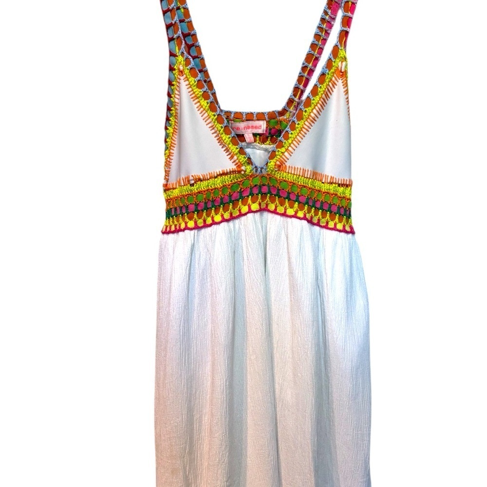 Re:named Boho Crocheted Colorful Sleeveless Women's Top size Small
